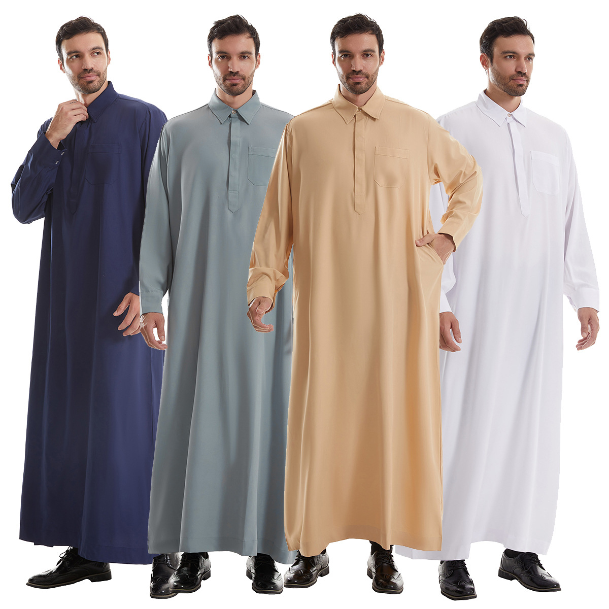 Arabic Formal Wear Men - Jubba Thobe pour hommes, chemise longue,