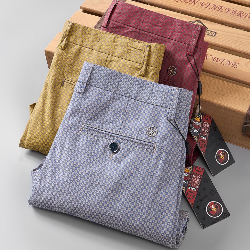 Men'S Formal Attire - Pantalon décontracté à carreaux pour hommes,