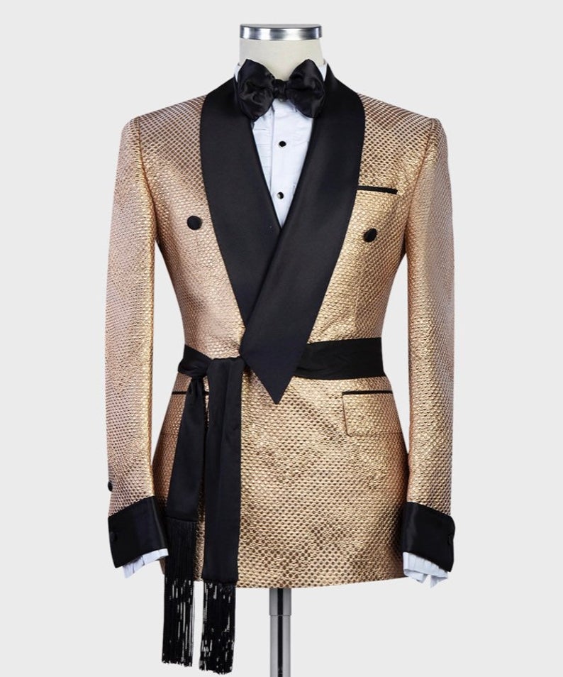 Smokings de mariage dorés de l - Arabic Formal Wear Men avis et prix