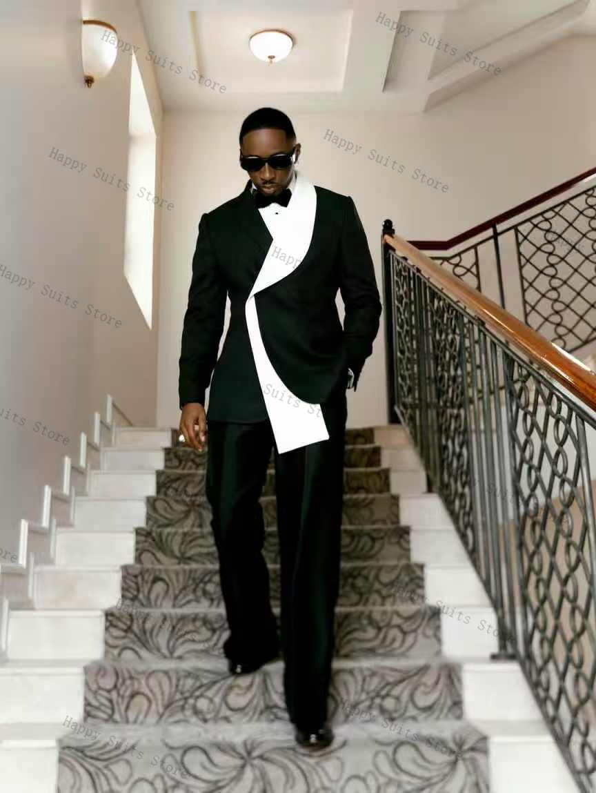 Ensemble de costume homme noir - Men Formal Wear With Coat avis et prix