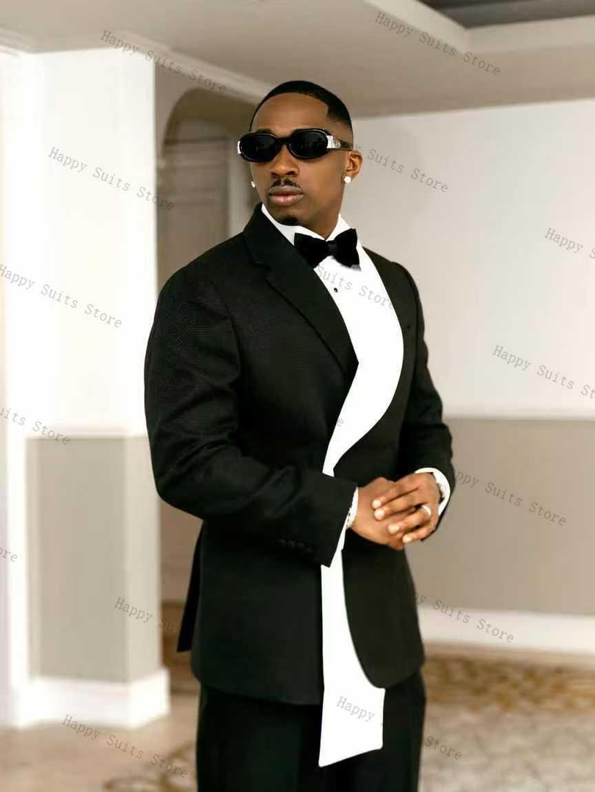Ensemble de costume homme noir - Men Formal Wear With Coat avis et prix