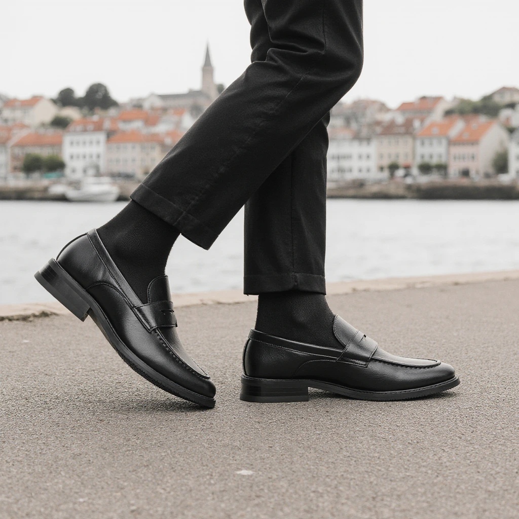 Mocassins noirs pour hommes, c - Men'S Formal Attire avis et prix