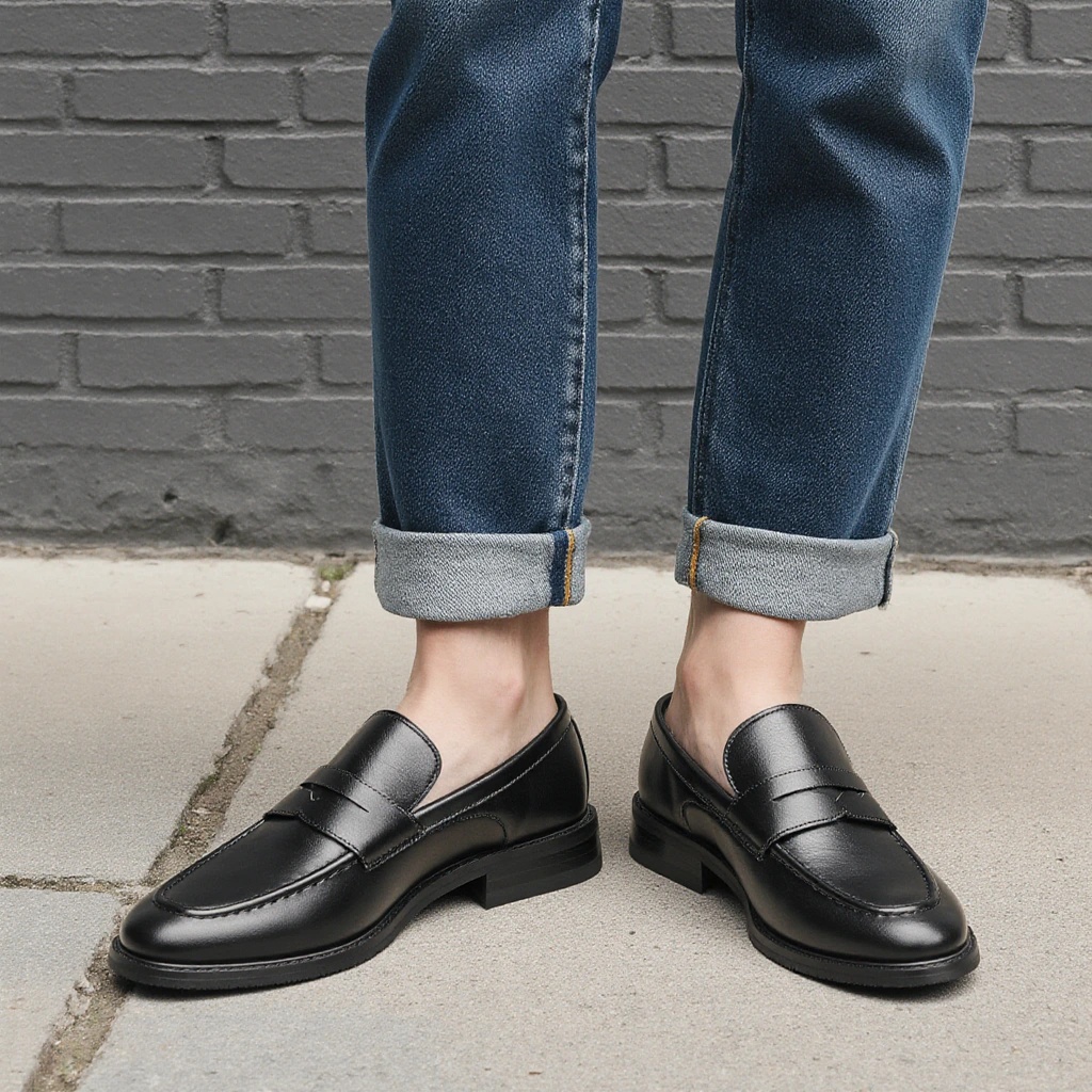 Mocassins noirs pour hommes, c - Men'S Formal Attire avis et prix