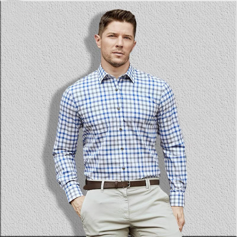 Chemise en pur coton à manches - Men Formal Wear Top avis et prix