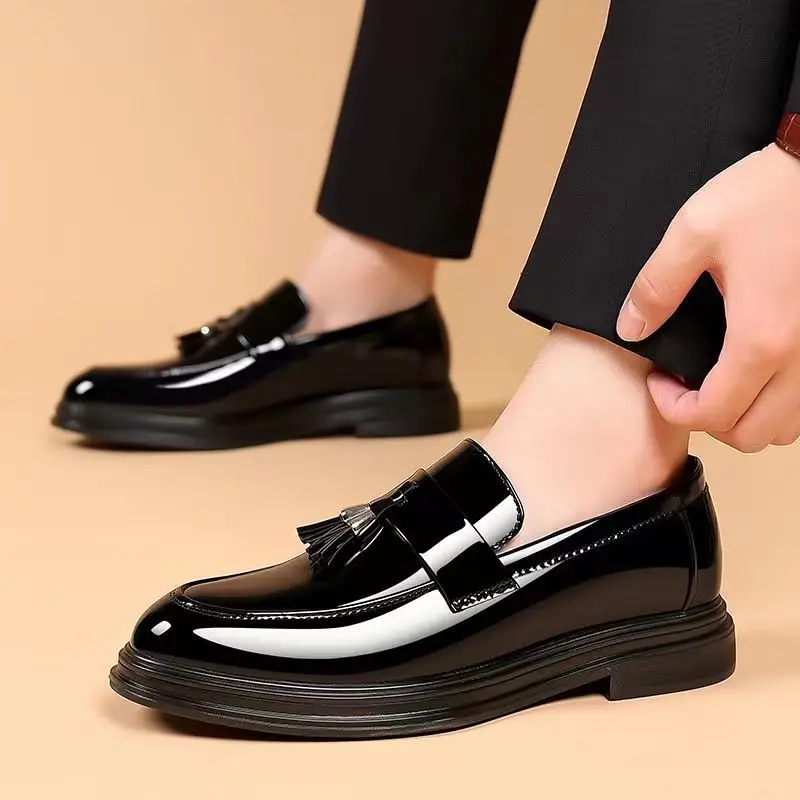 Chaussures en cuir verni noir  - Men'S Used Formal Wear avis et prix