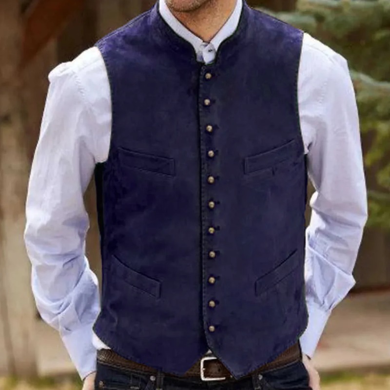 Gilet pour homme en velours su - Formal Vest Waistcoat avis et prix