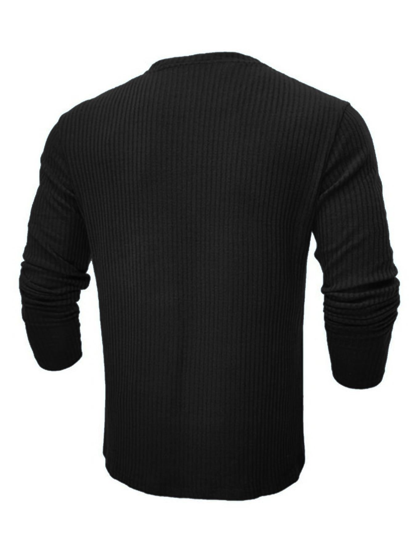 T-shirt en tricot à manches lo - Men Formal Wear Top avis et prix