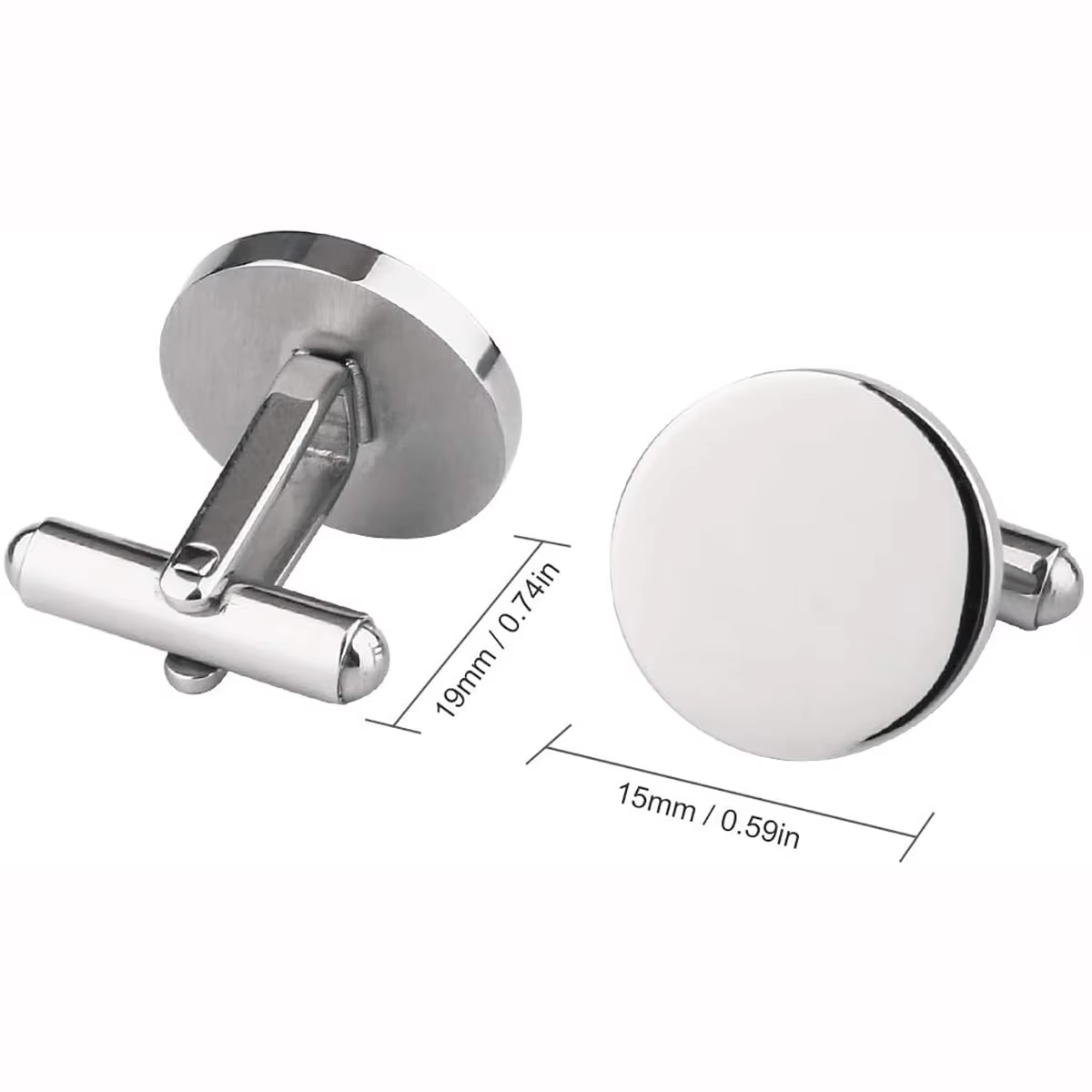 Boutons de manchette en métal  - Tie Bar Clip avis et prix