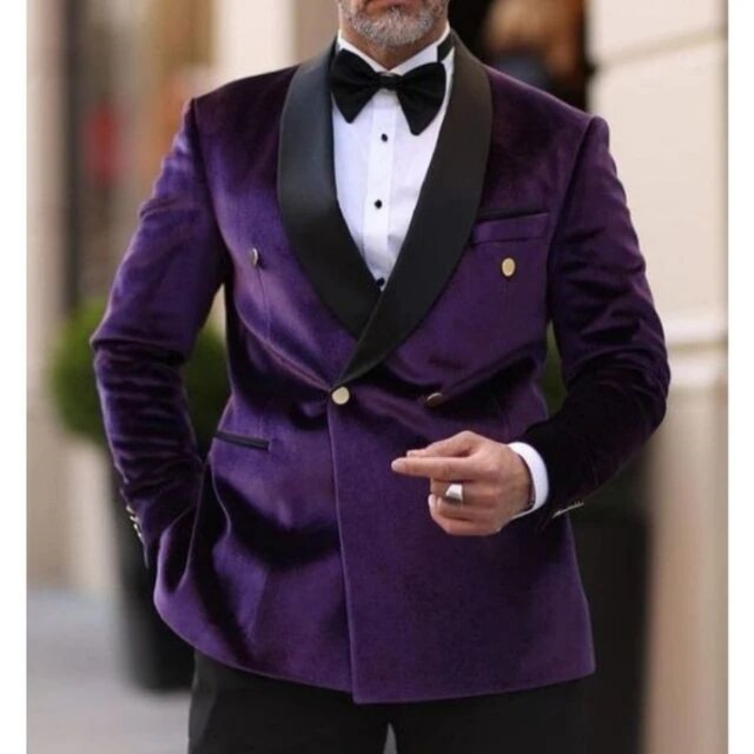 Costume de Mariage en Velours  - Men Formal Wear With Coat avis et prix
