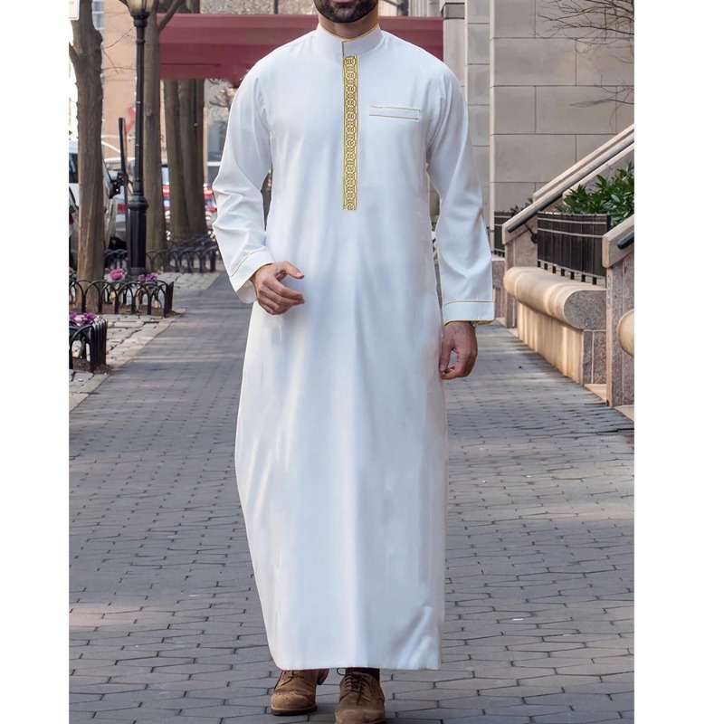 Thobe arabe pour hommes, brodé - Arabic Formal Wear Men avis et prix