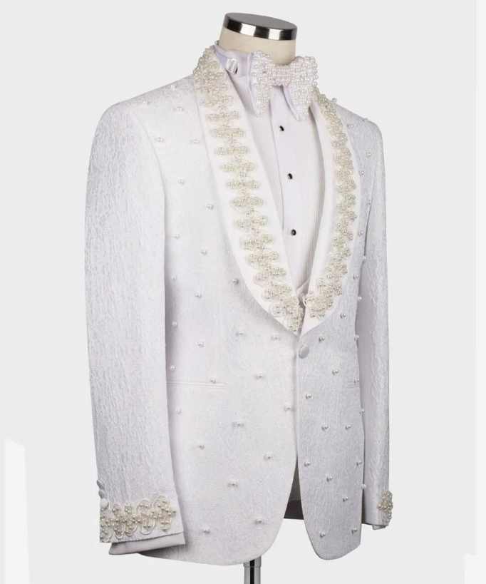 Costumes de mariage blancs pou - Men Formal Wear With Coat avis et prix