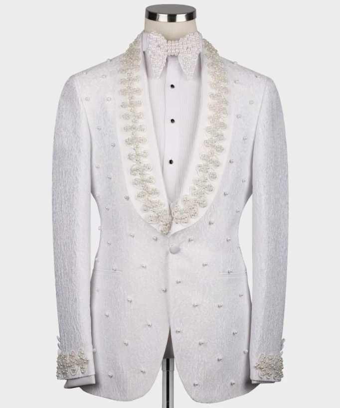 Costumes de mariage blancs pou - Men Formal Wear With Coat avis et prix