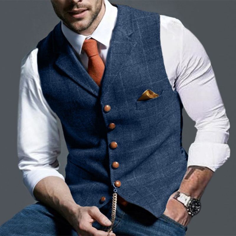Mode hommes gilets revers Twee - Formal Vest Waistcoat avis et prix