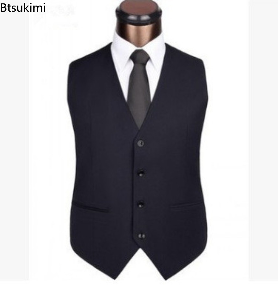 S-6XL grande taille hommes cor - Formal Vest Waistcoat avis et prix
