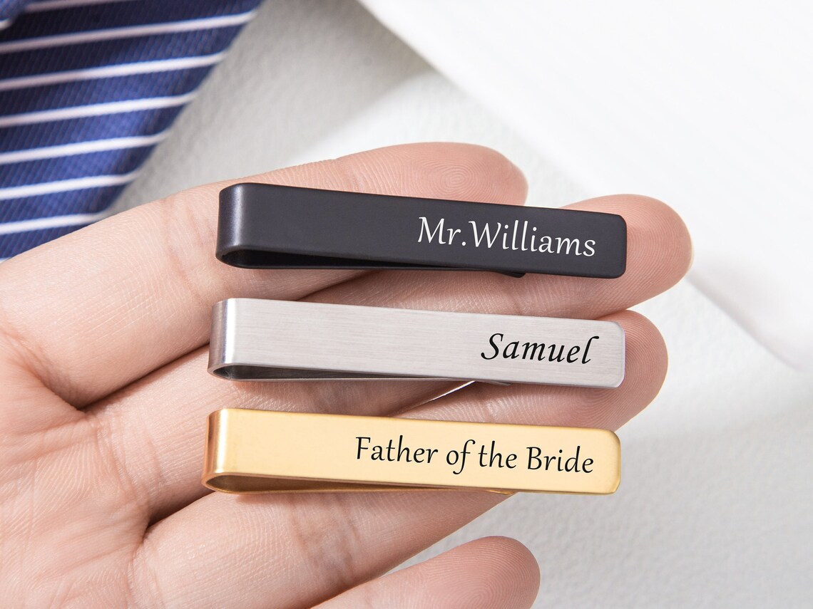 Pince à cravate personnalisée  - Tie Bar Clip avis et prix