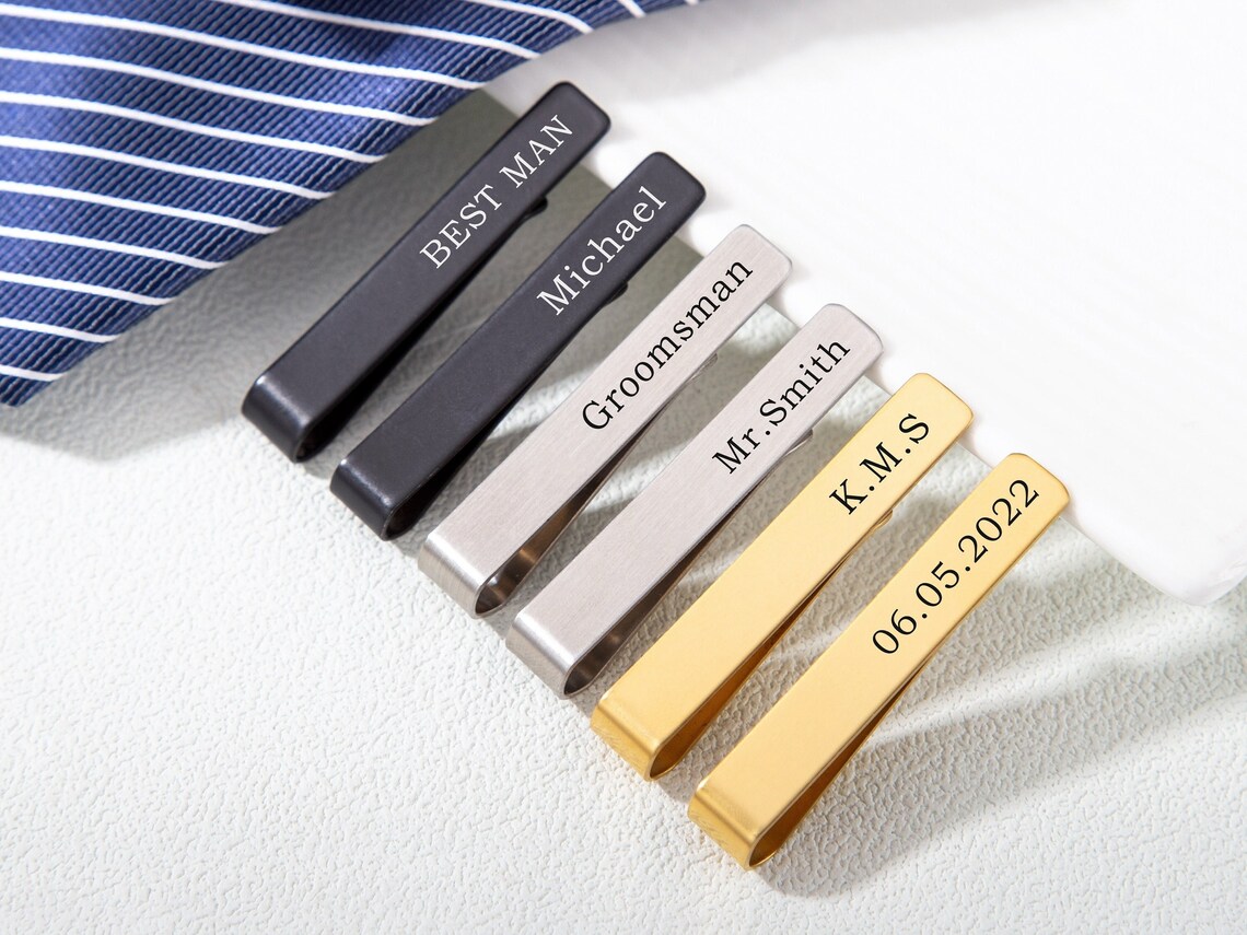 Pince à cravate personnalisée  - Tie Bar Clip avis et prix