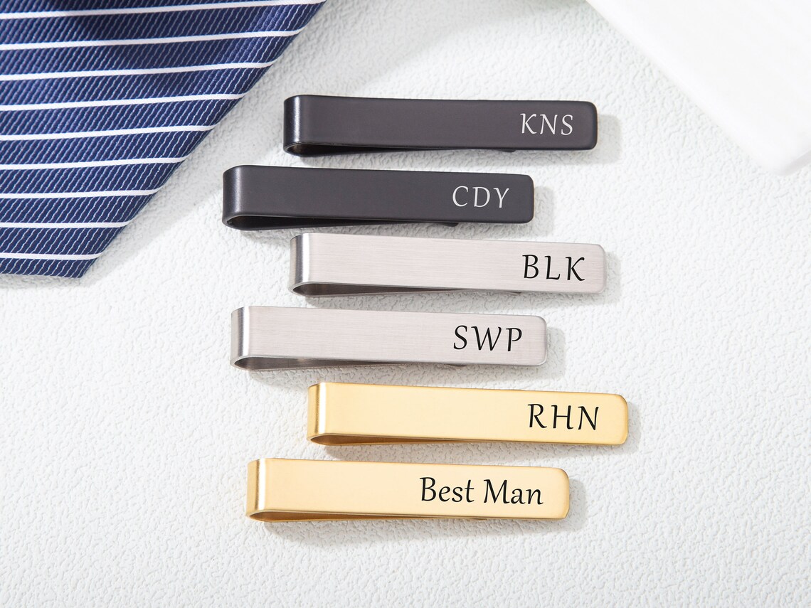 Pince à cravate personnalisée  - Tie Bar Clip avis et prix