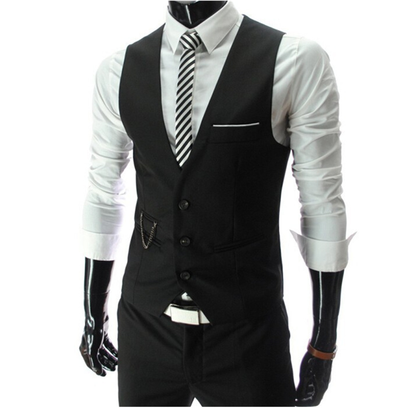 Nouveau Gilet de Costume Gris  - Formal Vest Waistcoat avis et prix