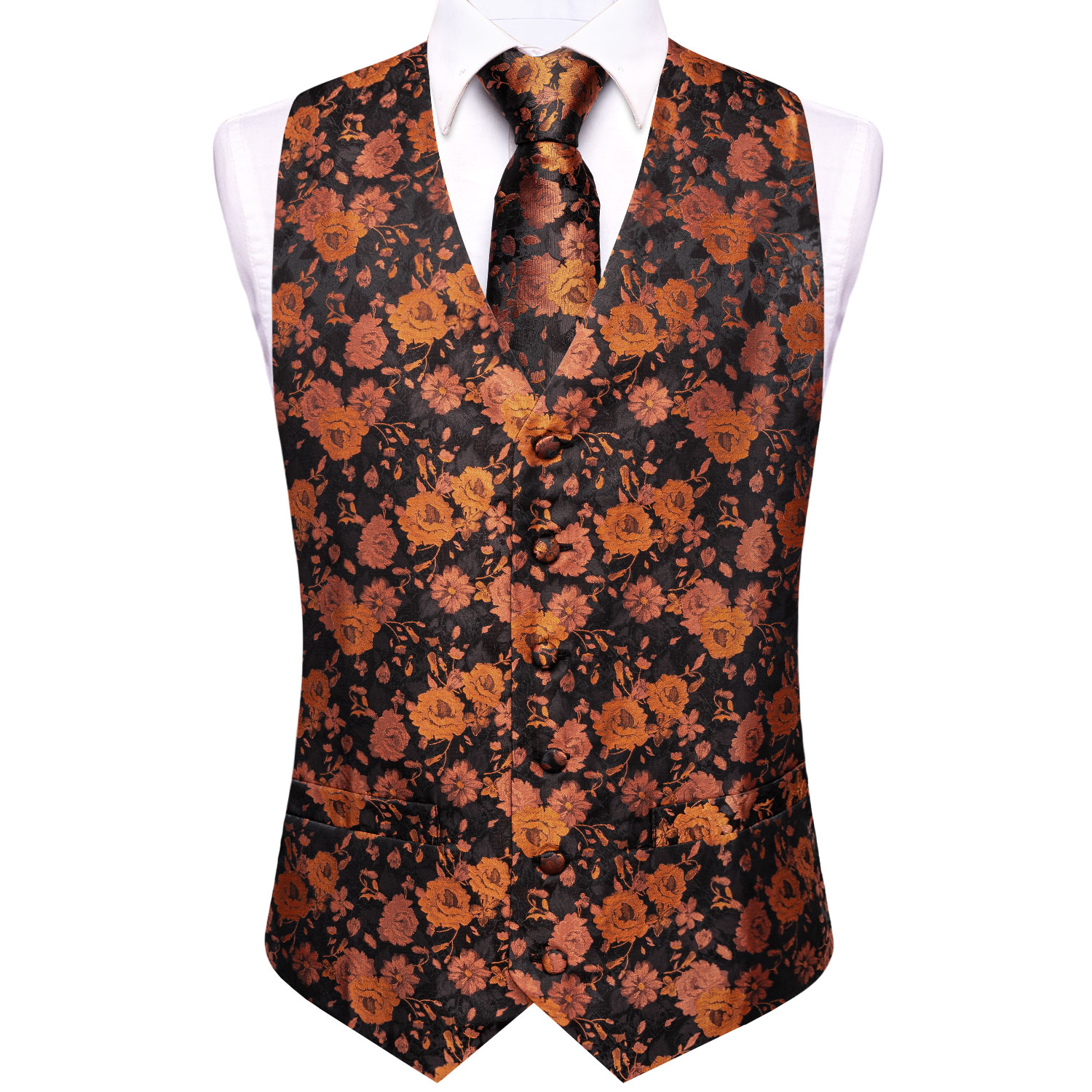 Ensemble de 5 pièces pour homm - Formal Vest Waistcoat avis et prix