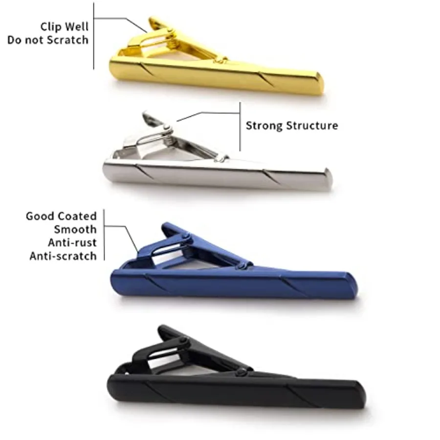 Lot de 4 pinces à cravate pour - Tie Bar Clip avis et prix