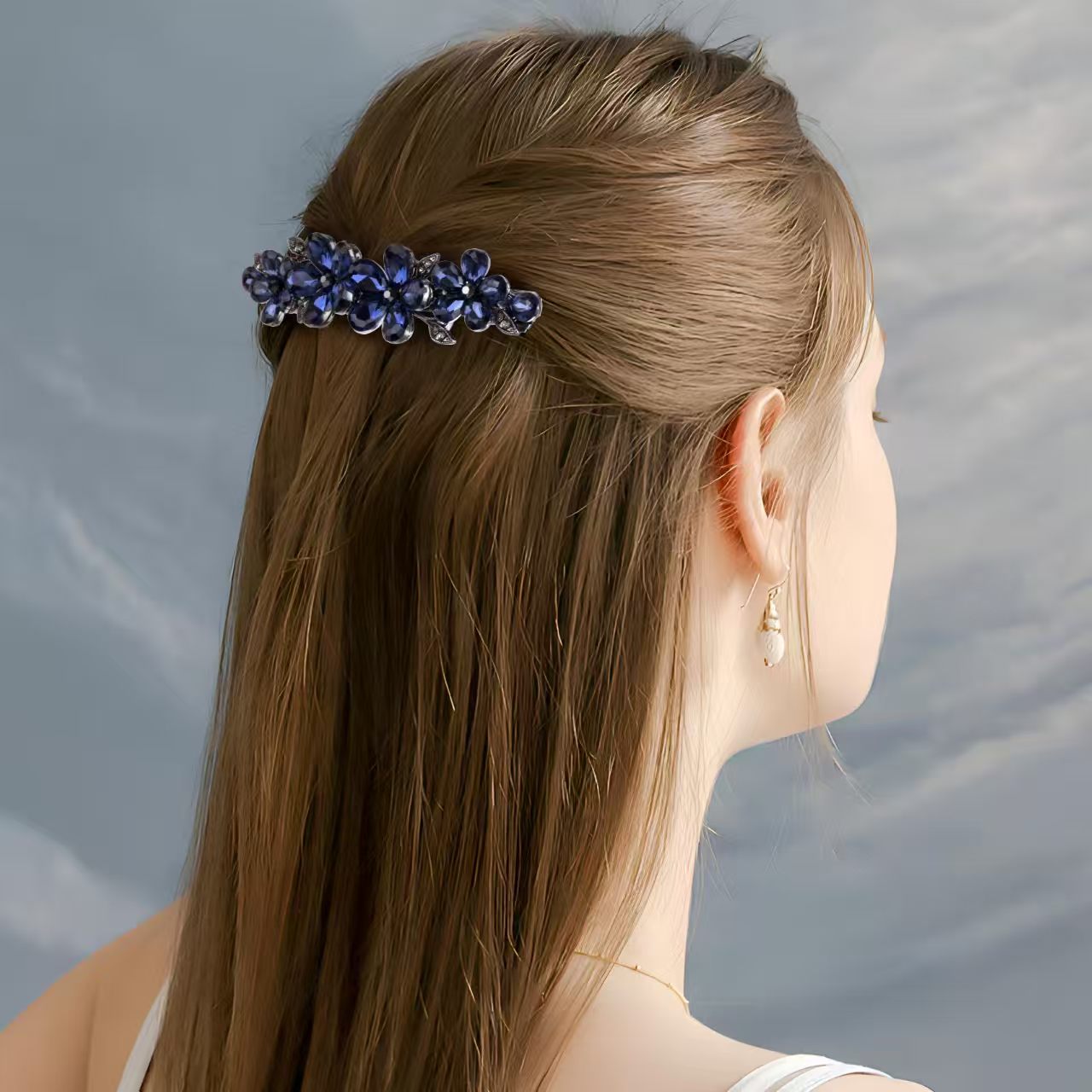 Pince à cheveux élégante noire - Tie Bar Clip avis et prix
