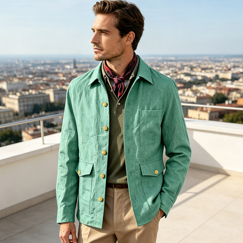 Veste en lin vintage pour homm - Men Formal Wear With Coat avis et prix